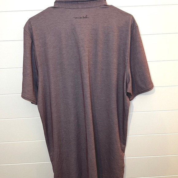 Travis Mathew Polo Purple Short Sleeve Casual Golf Menswear Flying Tortilla - Picture 9 of 10